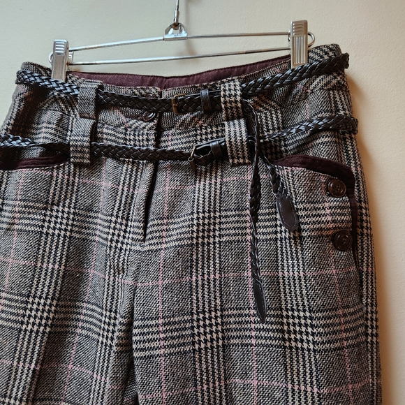 Vintage Y2K Brown Plaid Pants - Picture 5 of 8